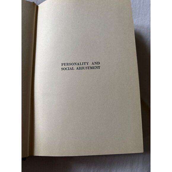 Personality And Social Adjustment By Ernest R. Groves 1925 Hardcover Fourth Impr - Picture 6 of 13